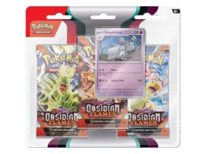 Scarlet & Violet Obsidian Flames 3-Pack Blister – Houndstone (englisch)