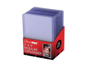 Ultra PRO 3″ x 4″ Clear Regular Toploader 25ct