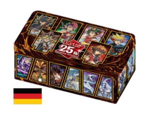 Yugioh Mega Tin Box 2023: 25th Anniversary Tin: Dueling Heroes – deutsch