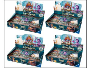 Disney Lorcana – Azurite Sea 4 Displays CASE