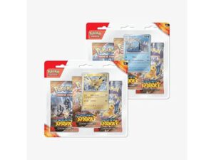 Pokemon Scarlet & Violet 8 – Surging Sparks – 3-Pack-Blister – Zapdos (englisch)