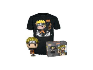 Naruto POP! & Tee Vinyl Figur & T-Shirt Set Naruto Running