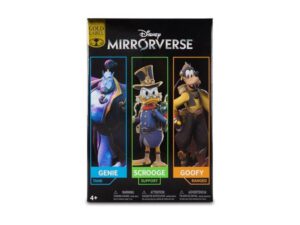 Disney Mirrorverse Actionfigur Combopack Genie, Scrooge McDuck & Goofy (Gold Label) 13 – 18 cm