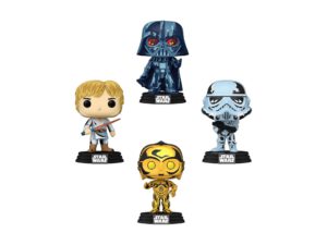 Star Wars POP! Movies Vinyl Figuren 4er-Pack Retro Series 9 cm